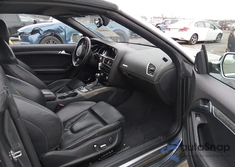 2014 Audi S5 3.0T Premium Plus from USA, damaged, VIN WAUCGAFHXEN012840